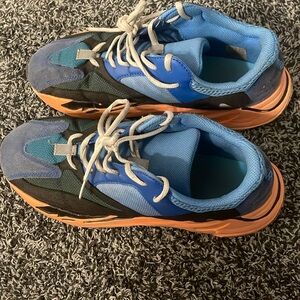 Size 11- adidas Yeezy Boost 700 Bright Blue Orange Gators Teal Comfy Boost Kanye